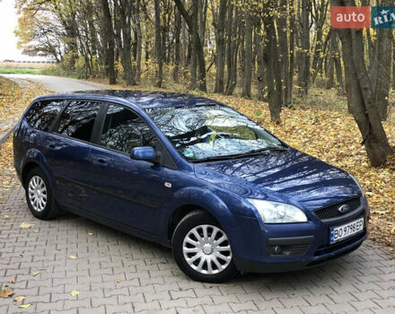 Форд Фокус 2007 в Тернополе на Automoto.ua Синий Форд Фокус, объемом двигателя 1.6 л и пробегом 248 тыс. км за 4600 $, фото 1 на Automoto.ua