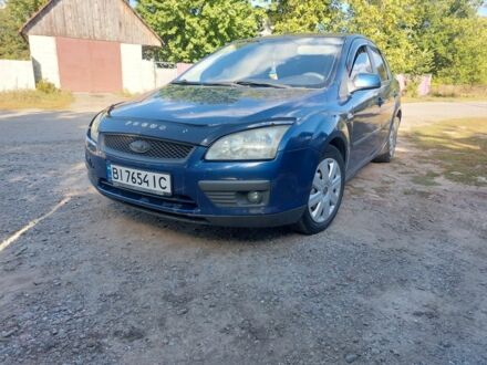 Синий Форд Фокус, объемом двигателя 1.6 л и пробегом 225 тыс. км за 3000 $, фото 1 на Automoto.ua