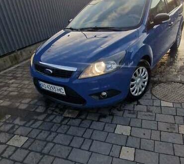 Синий Форд Фокус, объемом двигателя 1.6 л и пробегом 385 тыс. км за 3800 $, фото 1 на Automoto.ua