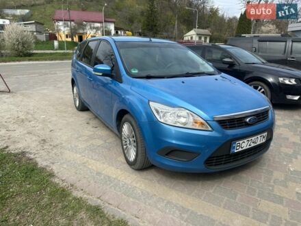 Синий Форд Фокус, объемом двигателя 1.4 л и пробегом 198 тыс. км за 5050 $, фото 1 на Automoto.ua