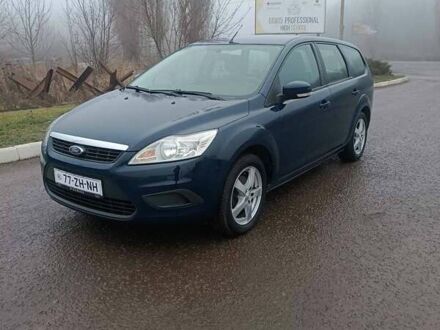 Синий Форд Фокус, объемом двигателя 1.6 л и пробегом 201 тыс. км за 5950 $, фото 1 на Automoto.ua