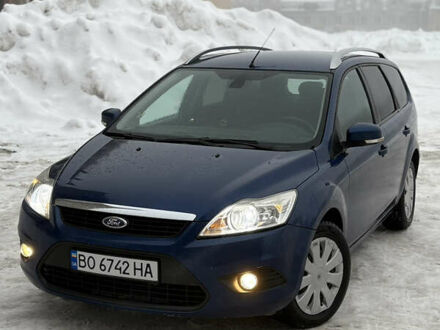 Синий Форд Фокус, объемом двигателя 1.6 л и пробегом 277 тыс. км за 4950 $, фото 1 на Automoto.ua