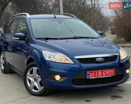 Синий Форд Фокус, объемом двигателя 1.6 л и пробегом 165 тыс. км за 5300 $, фото 1 на Automoto.ua