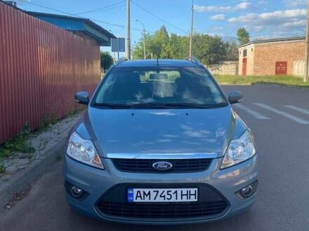 Синій Форд Фокус, об'ємом двигуна 2 л та пробігом 220 тис. км за 6000 $, фото 1 на Automoto.ua
