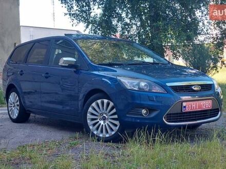 Синий Форд Фокус, объемом двигателя 1.6 л и пробегом 218 тыс. км за 6450 $, фото 1 на Automoto.ua