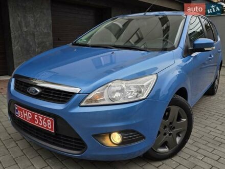 Синий Форд Фокус, объемом двигателя 1.6 л и пробегом 169 тыс. км за 5350 $, фото 1 на Automoto.ua