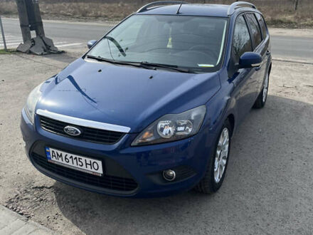 Форд Фокус 2009 у Ирпене на Automoto.ua Синій Форд Фокус, об'ємом двигуна 1.8 л та пробігом 260 тис. км за 6300 $, фото 1 на Automoto.ua