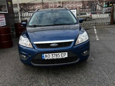 Синий Форд Фокус, объемом двигателя 1.6 л и пробегом 217 тыс. км за 5500 $, фото 1 на Automoto.ua