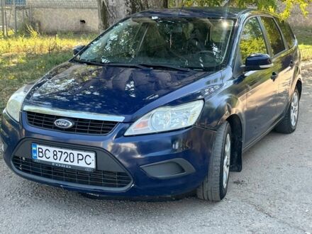 Синий Форд Фокус, объемом двигателя 1.6 л и пробегом 217 тыс. км за 4400 $, фото 1 на Automoto.ua