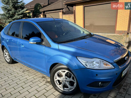 Синий Форд Фокус, объемом двигателя 2 л и пробегом 208 тыс. км за 6500 $, фото 1 на Automoto.ua