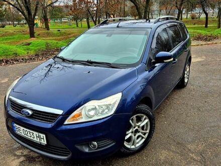 Синий Форд Фокус, объемом двигателя 1.6 л и пробегом 240 тыс. км за 6300 $, фото 1 на Automoto.ua