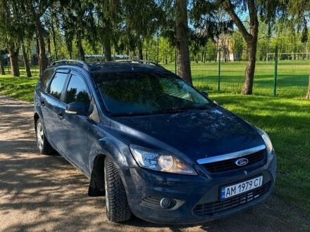 Синий Форд Фокус, объемом двигателя 1.6 л и пробегом 255 тыс. км за 5000 $, фото 1 на Automoto.ua
