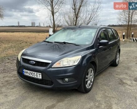 Синий Форд Фокус, объемом двигателя 1.6 л и пробегом 217 тыс. км за 5650 $, фото 1 на Automoto.ua