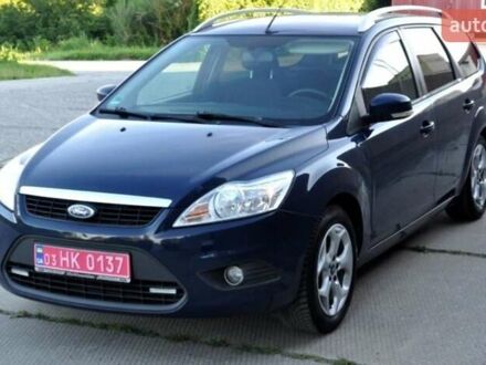 Синий Форд Фокус, объемом двигателя 1.6 л и пробегом 188 тыс. км за 6300 $, фото 1 на Automoto.ua