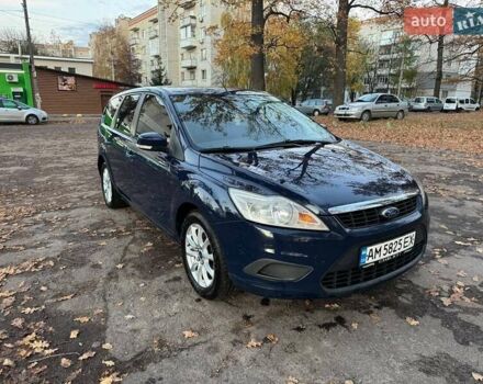 Синий Форд Фокус, объемом двигателя 1.6 л и пробегом 318 тыс. км за 4700 $, фото 1 на Automoto.ua