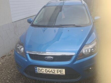 Форд Фокус 2010 в Самборе на Automoto.ua Синий Форд Фокус, объемом двигателя 1.6 л и пробегом 320 тыс. км за 5200 $, фото 1 на Automoto.ua