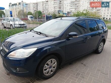 Синий Форд Фокус, объемом двигателя 1.6 л и пробегом 159 тыс. км за 6200 $, фото 1 на Automoto.ua