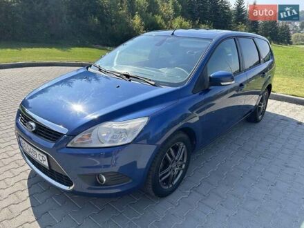 Синий Форд Фокус, объемом двигателя 1.6 л и пробегом 207 тыс. км за 5900 $, фото 1 на Automoto.ua