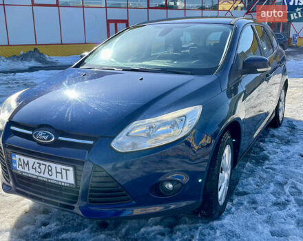 Синий Форд Фокус, объемом двигателя 1.6 л и пробегом 212 тыс. км за 7500 $, фото 1 на Automoto.ua