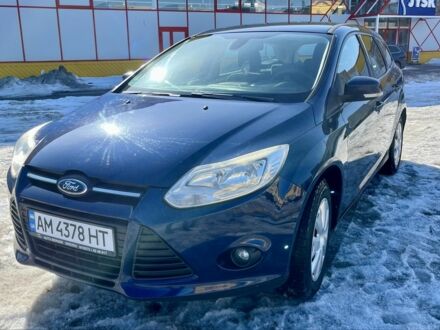Синий Форд Фокус, объемом двигателя 1.6 л и пробегом 215 тыс. км за 7000 $, фото 1 на Automoto.ua