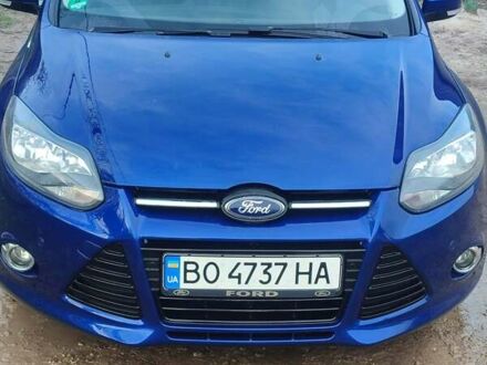 Форд Фокус 2013 у Вишнівець на Automoto.ua Синій Форд Фокус, об'ємом двигуна 1.56 л та пробігом 240 тис. км за 8200 $, фото 1 на Automoto.ua