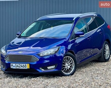 Синій Форд Фокус, об'ємом двигуна 1.5 л та пробігом 241 тис. км за 9500 $, фото 1 на Automoto.ua
