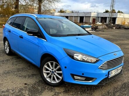 Синій Форд Фокус, об'ємом двигуна 1.5 л та пробігом 221 тис. км за 7700 $, фото 1 на Automoto.ua