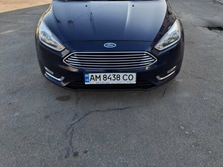 Синій Форд Фокус, об'ємом двигуна 2 л та пробігом 130 тис. км за 9000 $, фото 1 на Automoto.ua