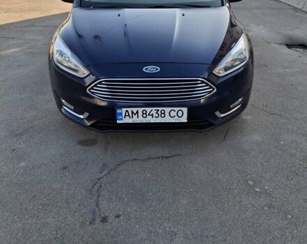 Синий Форд Фокус, объемом двигателя 2 л и пробегом 130 тыс. км за 9000 $, фото 1 на Automoto.ua