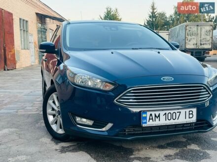 Синій Форд Фокус, об'ємом двигуна 2 л та пробігом 245 тис. км за 9299 $, фото 1 на Automoto.ua