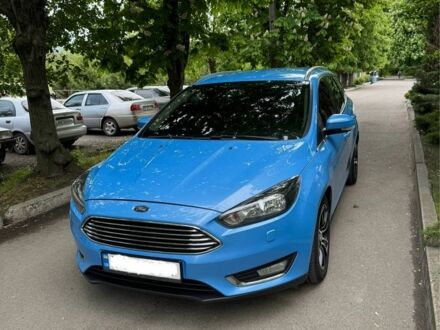 Форд Фокус 2015 в Павлограде на Automoto.ua Синий Форд Фокус, объемом двигателя 1.5 л и пробегом 203 тыс. км за 9300 $, фото 1 на Automoto.ua