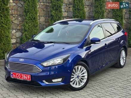 Синій Форд Фокус, об'ємом двигуна 1.5 л та пробігом 258 тис. км за 10199 $, фото 1 на Automoto.ua
