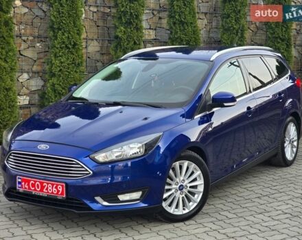 Синий Форд Фокус, объемом двигателя 1.5 л и пробегом 258 тыс. км за 10199 $, фото 1 на Automoto.ua