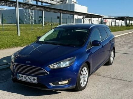 Синий Форд Фокус, объемом двигателя 2 л и пробегом 245 тыс. км за 9799 $, фото 1 на Automoto.ua