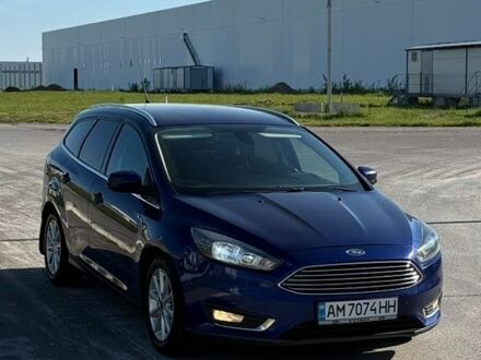 Синій Форд Фокус, об'ємом двигуна 2 л та пробігом 245 тис. км за 8990 $, фото 1 на Automoto.ua