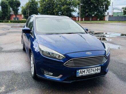 Синій Форд Фокус, об'ємом двигуна 2 л та пробігом 245 тис. км за 9750 $, фото 1 на Automoto.ua