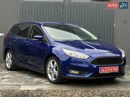 Синий Форд Фокус, объемом двигателя 1.5 л и пробегом 199 тыс. км за 11300 $, фото 1 на Automoto.ua
