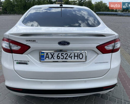 Форд Фьюжн 2014 в Харькове на Automoto.ua Белый Форд Фьюжн, объемом двигателя 2 л и пробегом 113 тыс. км за 14500 $, фото 8 на Automoto.ua