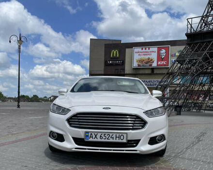 Форд Фьюжн 2014 в Харькове на Automoto.ua Белый Форд Фьюжн, объемом двигателя 2 л и пробегом 113 тыс. км за 14500 $, фото 2 на Automoto.ua