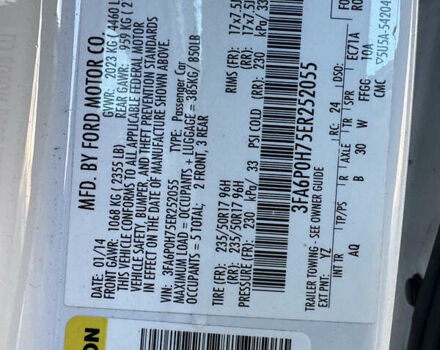 Белый Форд Фьюжн, объемом двигателя 2.5 л и пробегом 147 тыс. км за 11500 $, фото 16 на Automoto.ua