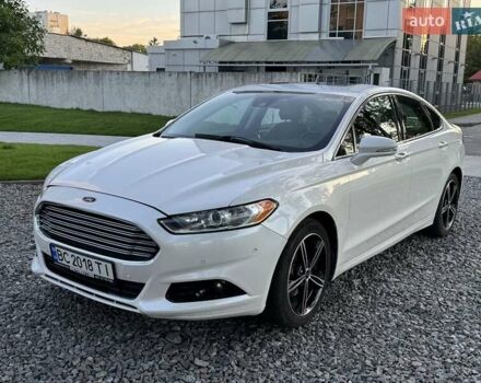 Форд Фьюжн 2014 в Львове на Automoto.ua Белый Форд Фьюжн, объемом двигателя 2 л и пробегом 304 тыс. км за 11000 $, фото 14 на Automoto.ua
