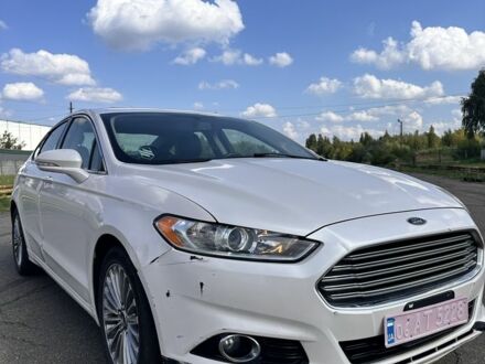 Форд Фьюжн 2015 в Обухове на Automoto.ua Белый Форд Фьюжн, объемом двигателя 2 л и пробегом 155 тыс. км за 9000 $, фото 1 на Automoto.ua