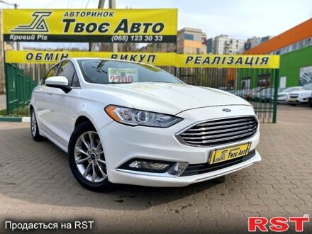 Форд Фьюжн 2017 в Кривом Роге на Automoto.ua Белый Форд Фьюжн, объемом двигателя 25 л и пробегом 160 тыс. км за 12300 $, фото 1 на Automoto.ua