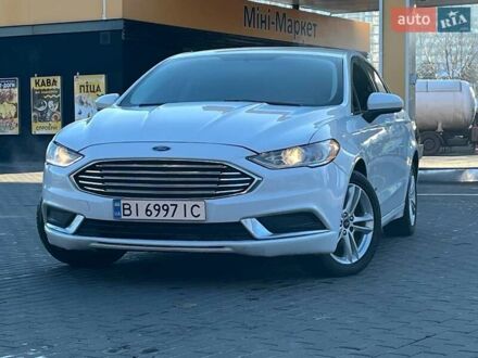 Форд Фьюжн 2018 в Днепре (Днепропетровске) на Automoto.ua Белый Форд Фьюжн, объемом двигателя 2 л и пробегом 158 тыс. км за 13800 $, фото 1 на Automoto.ua