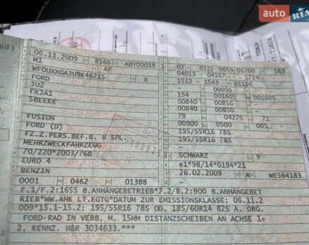 Форд Фьюжн 2009 в Виннице на Automoto.ua Черный Форд Фьюжн, объемом двигателя 1.4 л и пробегом 143 тыс. км за 6450 $, фото 91 на Automoto.ua