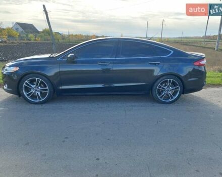 Форд Фьюжн 2013 в Зенькове на Automoto.ua Черный Форд Фьюжн, объемом двигателя 2 л и пробегом 165 тыс. км за 10600 $, фото 2 на Automoto.ua