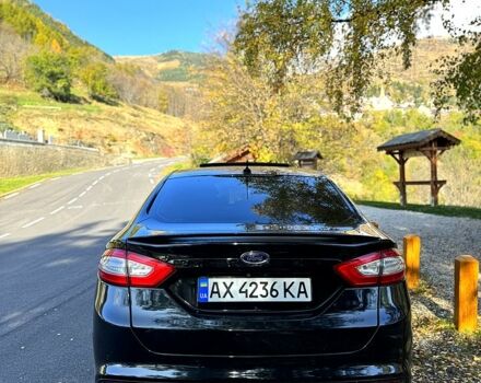 Форд Фьюжн 2014 в Залещиках на Automoto.ua Черный Форд Фьюжн, объемом двигателя 2 л и пробегом 220 тыс. км за 12490 $, фото 3 на Automoto.ua