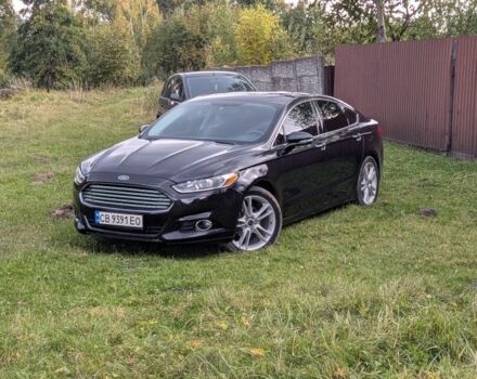 Форд Фьюжн 2014 в Чернигове на Automoto.ua Черный Форд Фьюжн, объемом двигателя 2 л и пробегом 214 тыс. км за 8900 $, фото 6 на Automoto.ua
