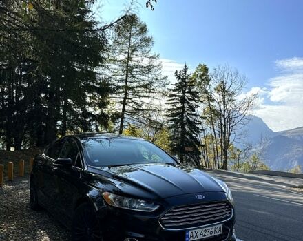 Форд Фьюжн 2014 в Залещиках на Automoto.ua Черный Форд Фьюжн, объемом двигателя 2 л и пробегом 220 тыс. км за 12490 $, фото 5 на Automoto.ua