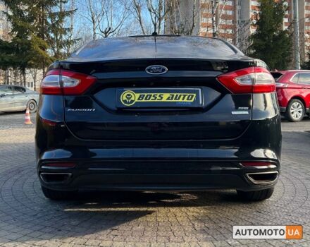 Черный Форд Фьюжн, объемом двигателя 2 л и пробегом 162 тыс. км за 12500 $, фото 5 на Automoto.ua